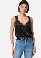 LINGERIE/PJ/SWIM Fernanda Cami in Black Cami NYC