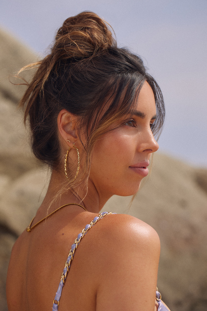 Earrings Luv Aj Hanalei Twisted Hoops Luv Aj