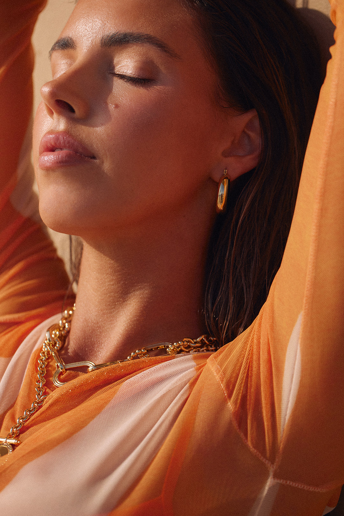 Earrings Luv Aj Malibu Tube Hoops Luv Aj