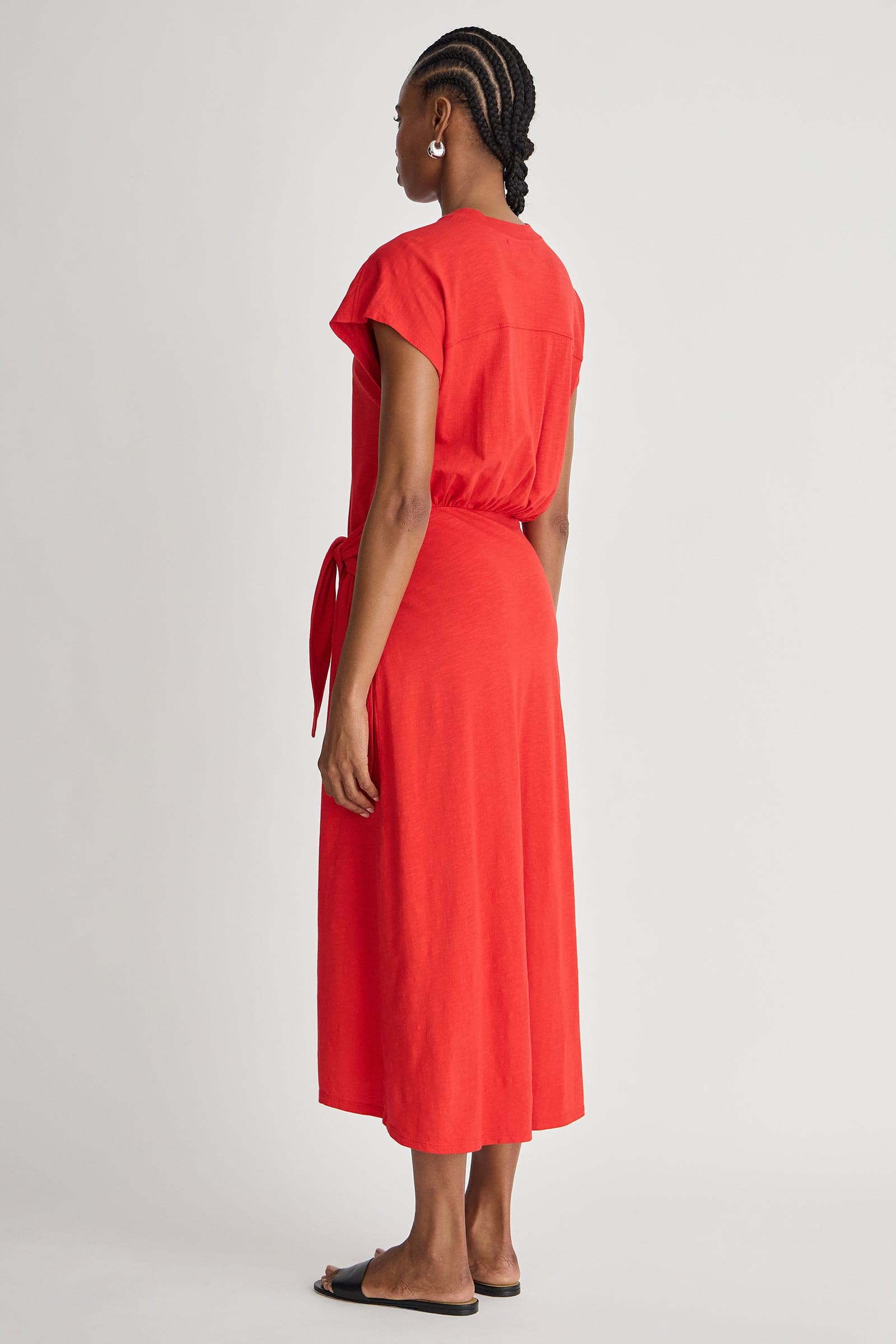 DRESSES/JUMPSUITS Fuerte Wrap Dress in Firecracker Apiece Apart