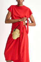 DRESSES/JUMPSUITS Fuerte Wrap Dress in Firecracker Apiece Apart