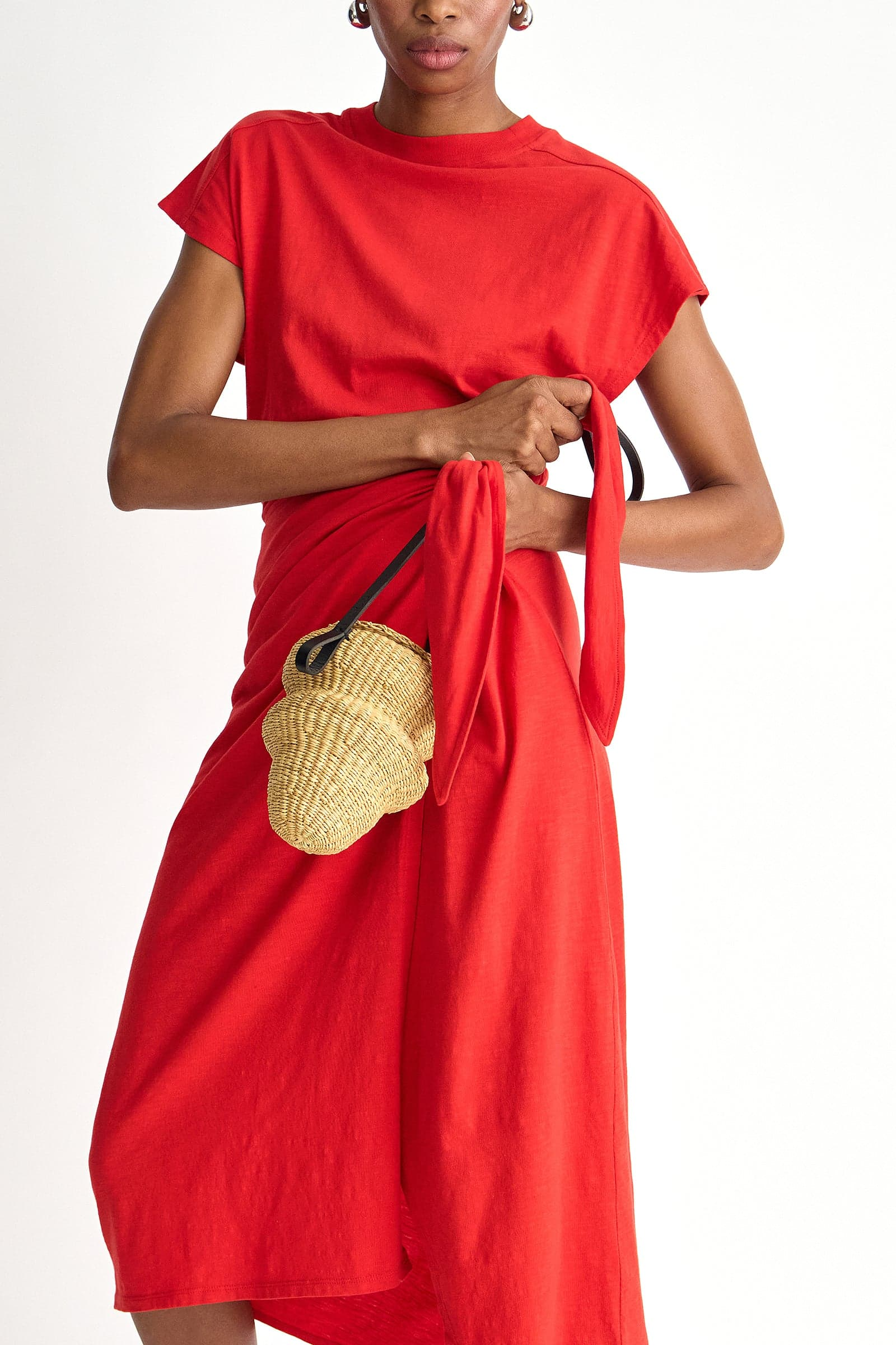 DRESSES/JUMPSUITS Fuerte Wrap Dress in Firecracker Apiece Apart