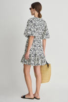 DRESSES/JUMPSUITS Textured Otillie Mini Dress in Tropical Midnight Apiece Apart