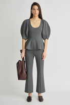 PANTS/SHORTS Ponte Rene Pull on Pant Heather Grey Apiece Apart