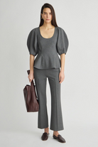 PANTS/SHORTS Ponte Rene Pull on Pant Heather Grey Apiece Apart