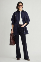 COATS/JACKET Barn Chore Jacket With Drawstring in Navy Apiece Apart
