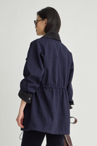 COATS/JACKET Barn Chore Jacket With Drawstring in Navy Apiece Apart