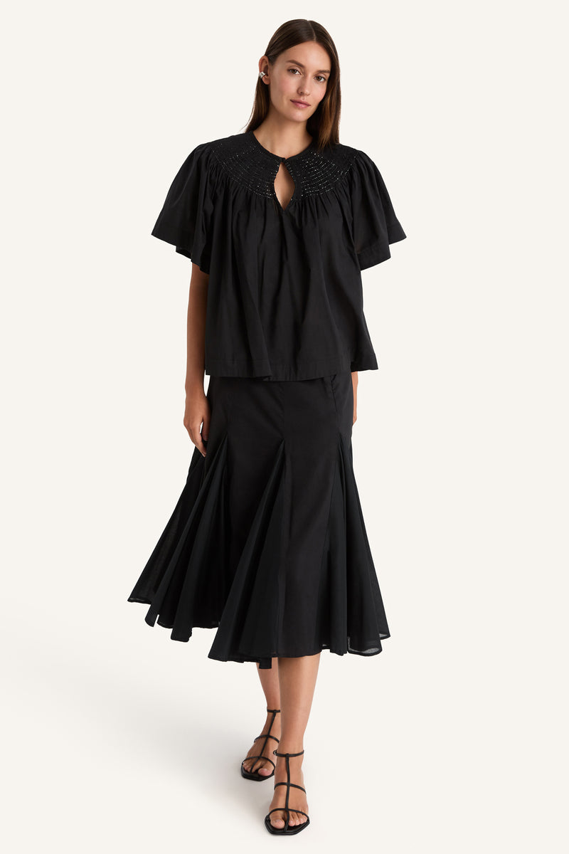 BLOUSES/SHIRTS/TOPS MAVIS TOP IN BLACK Merlette