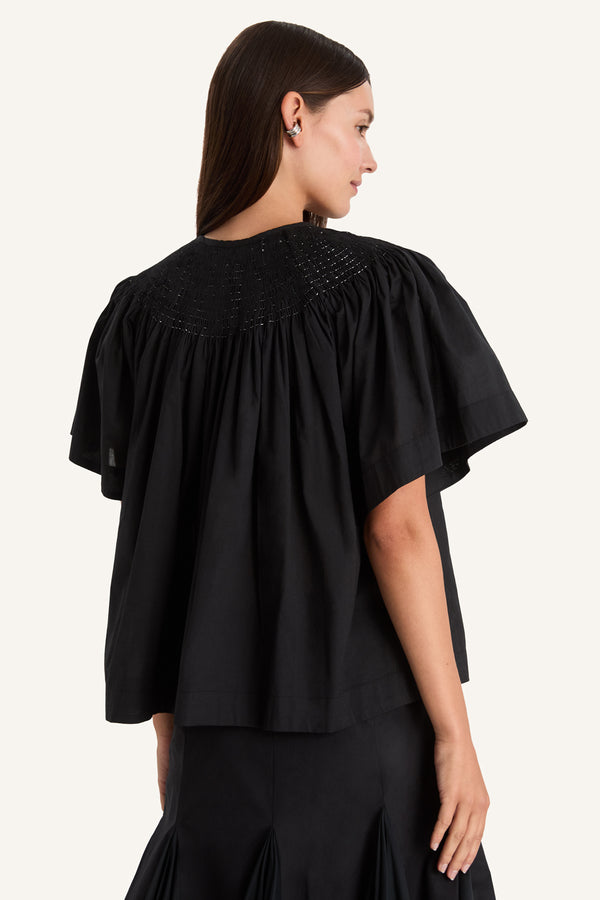 BLOUSES/SHIRTS/TOPS MAVIS TOP IN BLACK Merlette