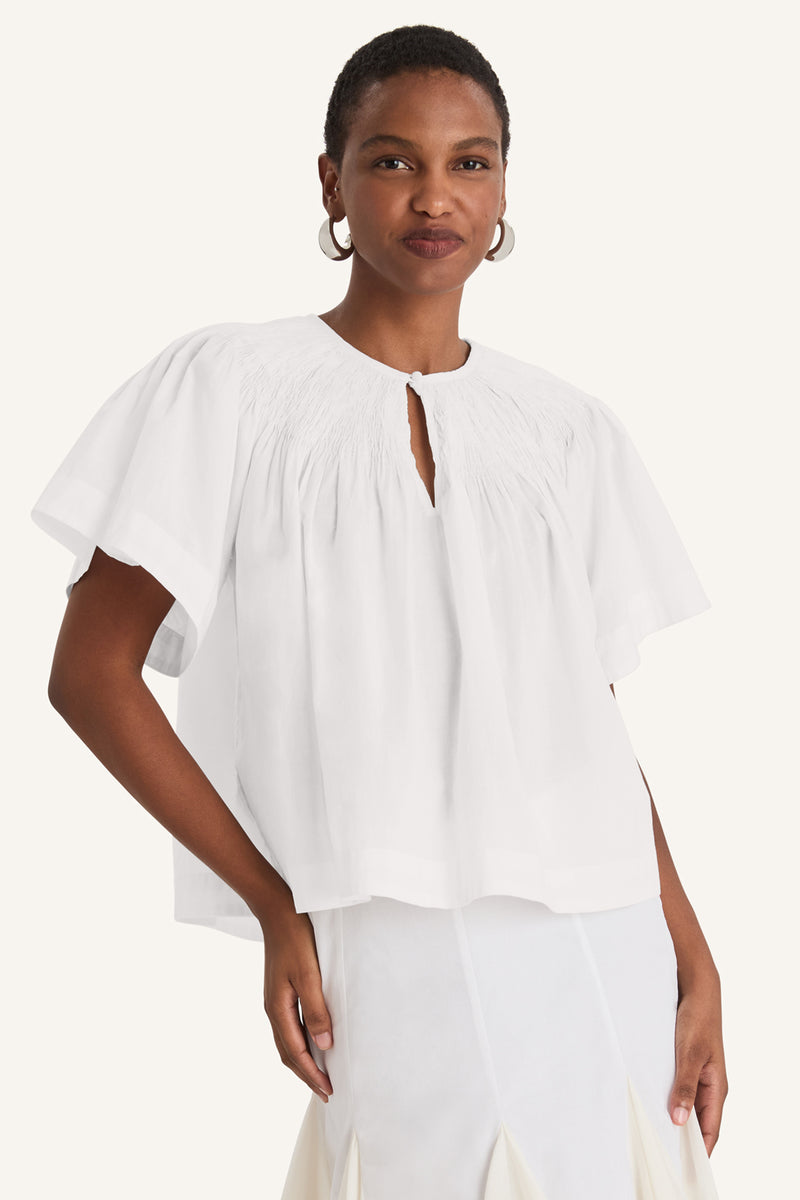 BLOUSES/SHIRTS/TOPS MAVIS TOP IN WHITE Merlette
