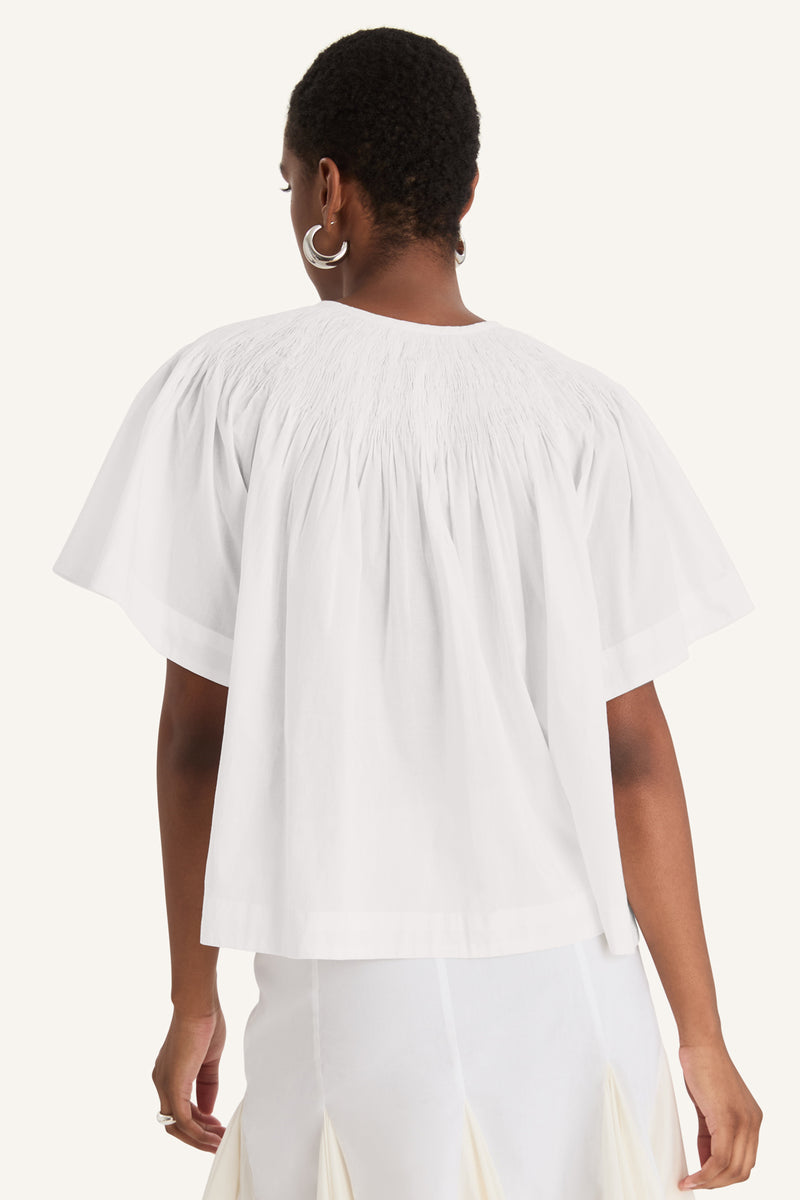BLOUSES/SHIRTS/TOPS MAVIS TOP IN WHITE Merlette
