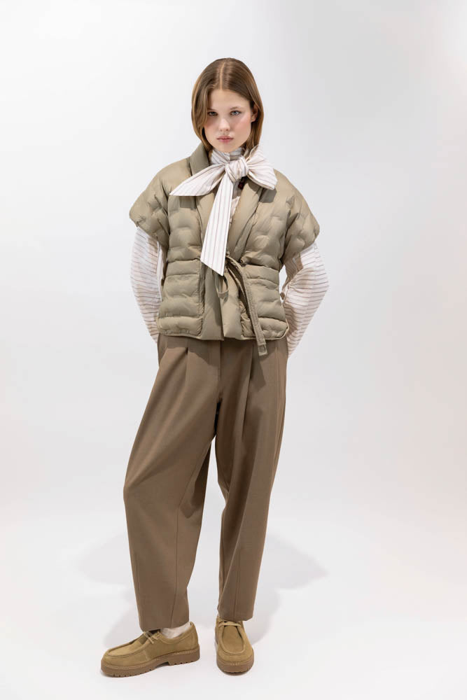PANTS/SHORTS PLEATED MOKA TROUSER Psophia