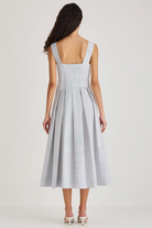 DRESSES/JUMPSUITS Nara Stripe Dress in Admiral Navy Merlette