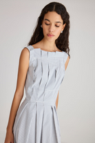 DRESSES/JUMPSUITS Nara Stripe Dress in Admiral Navy Merlette
