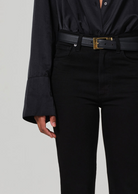 DENIM Caia Straight Leg Jean in Plush Black Citizens of Humanity