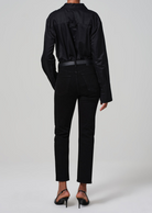 DENIM Caia Straight Leg Jean in Plush Black Citizens of Humanity