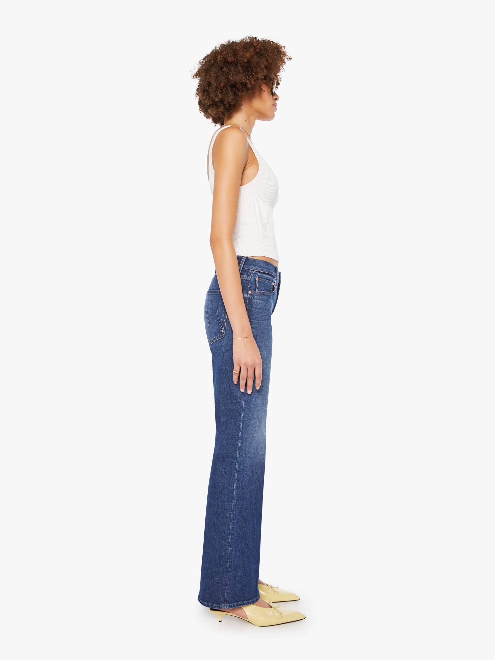 DENIM THE BOOKIE SNEAK JEAN Mother