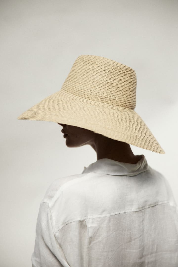 ファッション雑貨・小物その他 Tinsley Straw Hat Tinsley Hat in Natural – Serafina