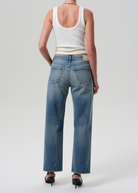 DENIM Lindz Low Rise Easy Straight Leg Jean in Bijou Citizens of Humanity