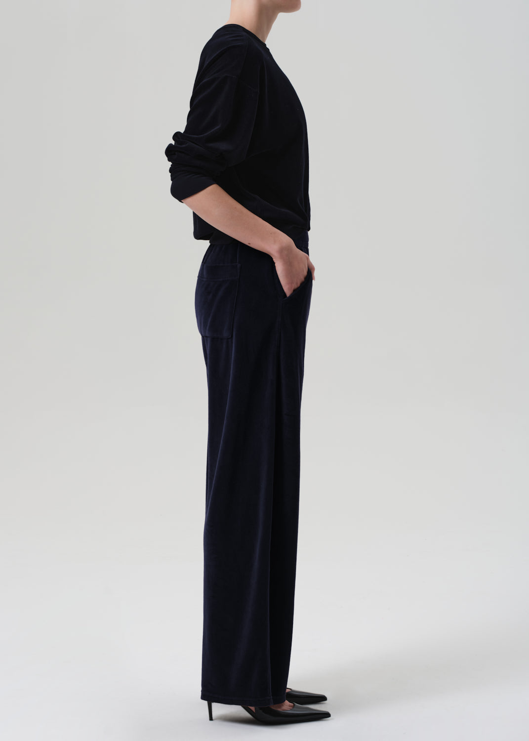 PANTS/SHORTS Brynn Drawstring Pant in Dark Navy Citizens of Humanity