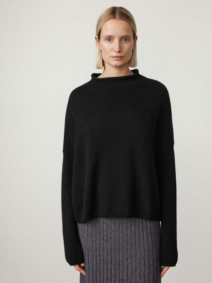 SWEATERS Sandy Sweater in Black Lisa Yang