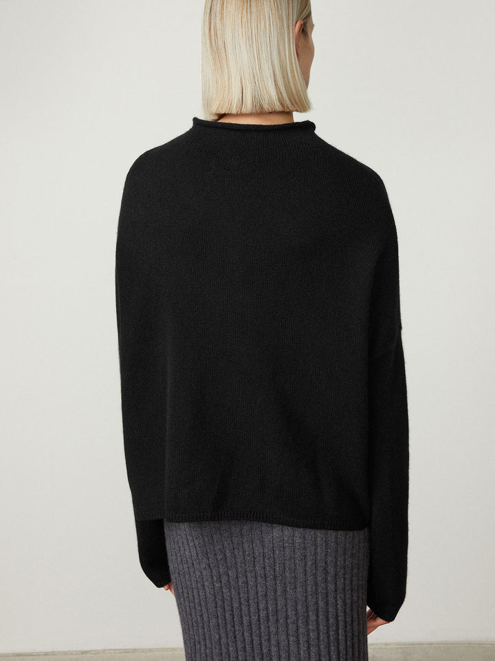 SWEATERS Sandy Sweater in Black Lisa Yang