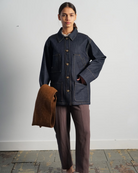 COATS/JACKET Boucle Scarf Barn Jacket in Denim PROCHE