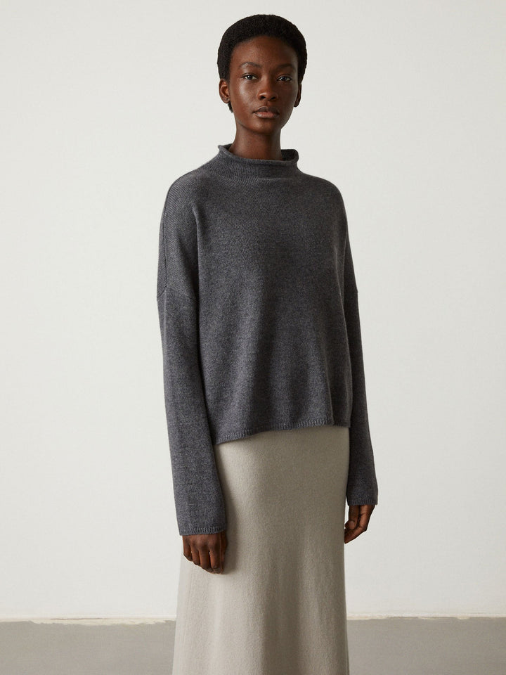 SWEATERS Sandy Sweater in Graphite Lisa Yang