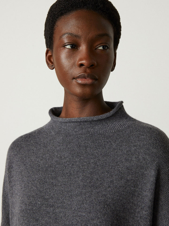 SWEATERS Sandy Sweater in Graphite Lisa Yang