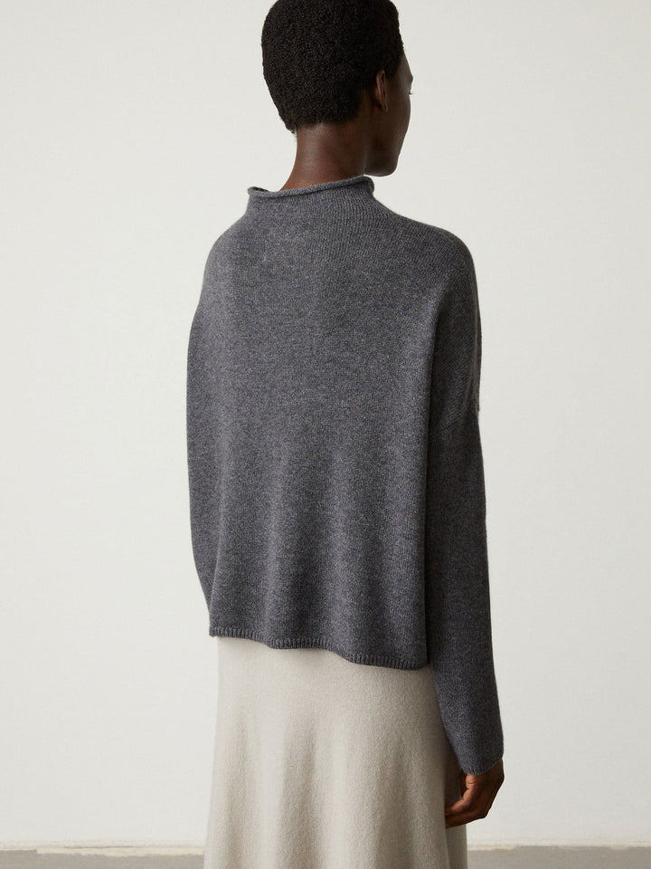 SWEATERS Sandy Sweater in Graphite Lisa Yang