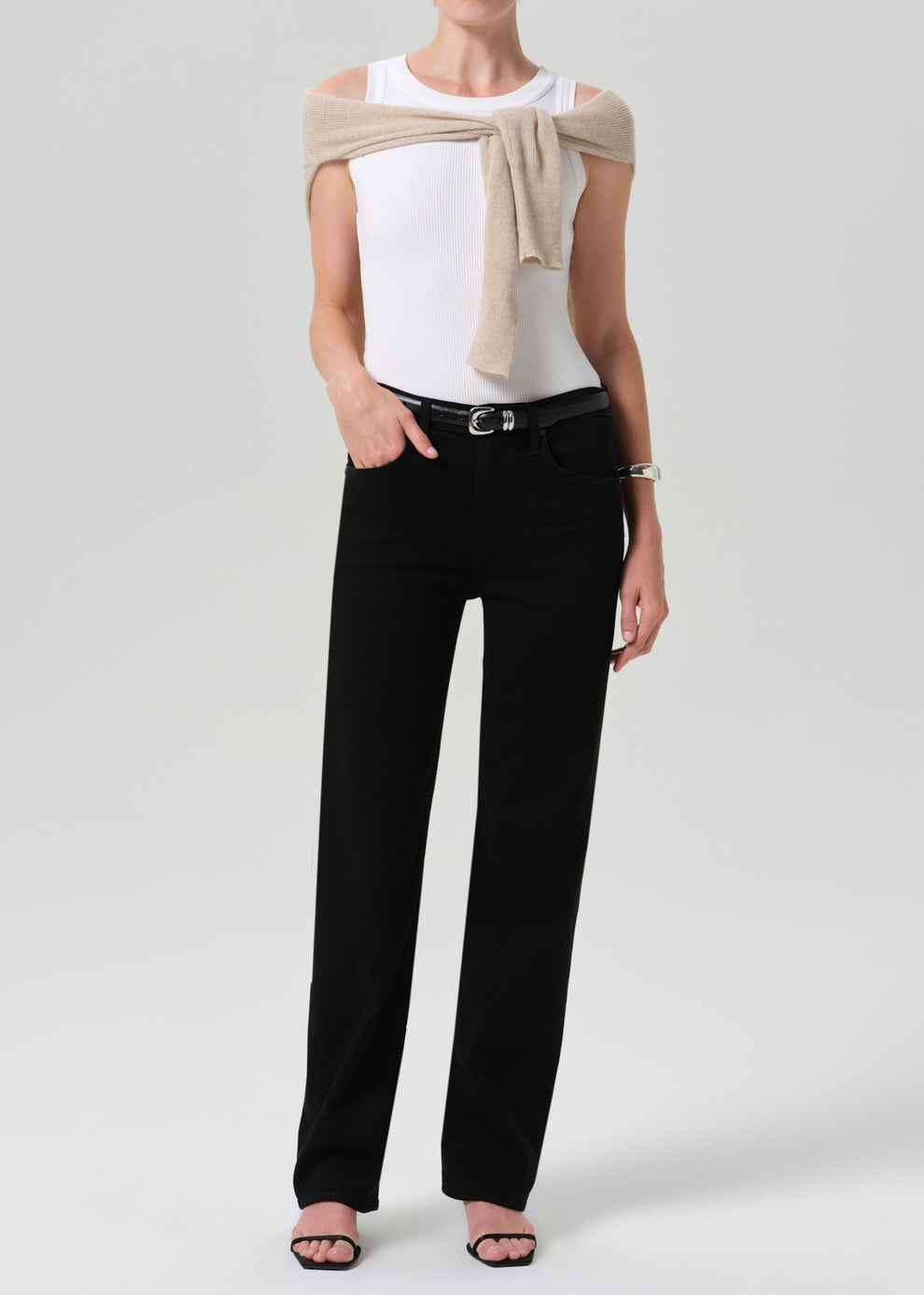 DENIM Palma Straight Long Jean in Starless Citizens of Humanity