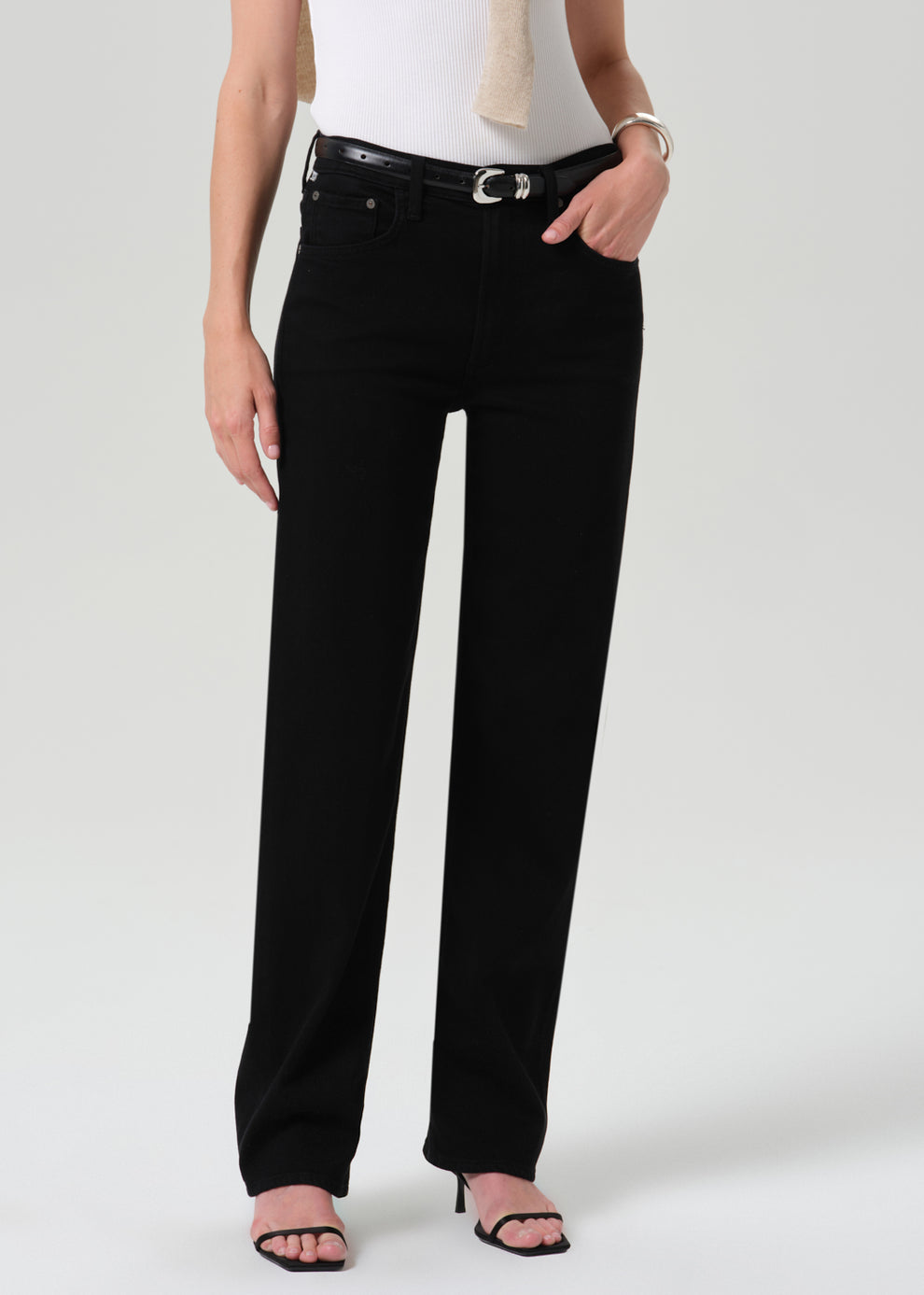 DENIM Palma Straight Long Jean in Starless Citizens of Humanity