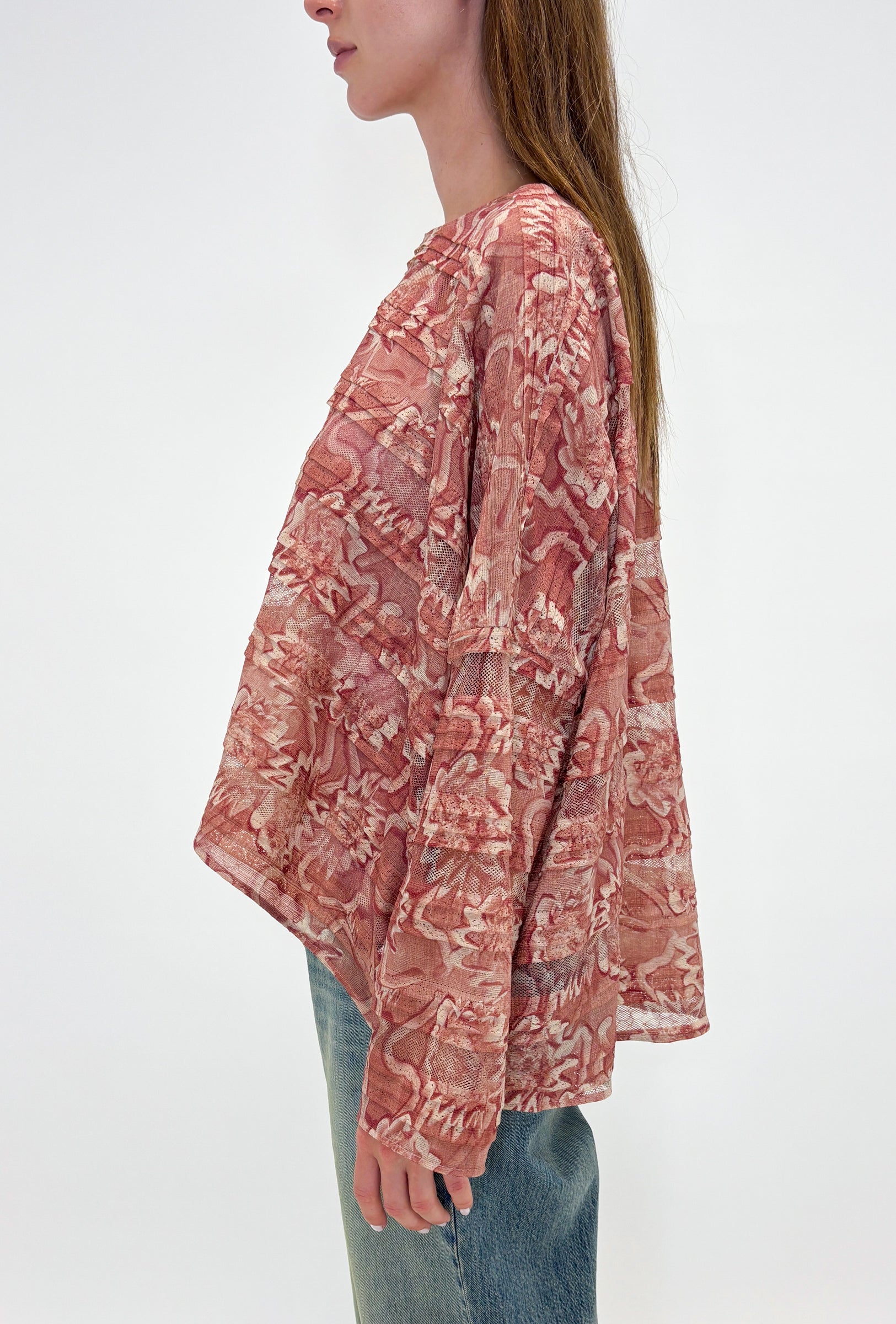 BLOUSES/SHIRTS/TOPS Boat Neck Top in Copper Red Odeeh