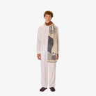 ACCESSORIES Cotton Toutou Scarf in White Inoui Editions