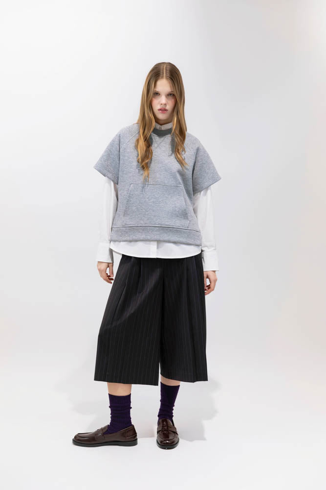 PANTS/SHORTS STRIPE PLEATED CULOTTE Psophia