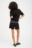 TEES/TANKS V-Neck Tee in Black SPRWMN