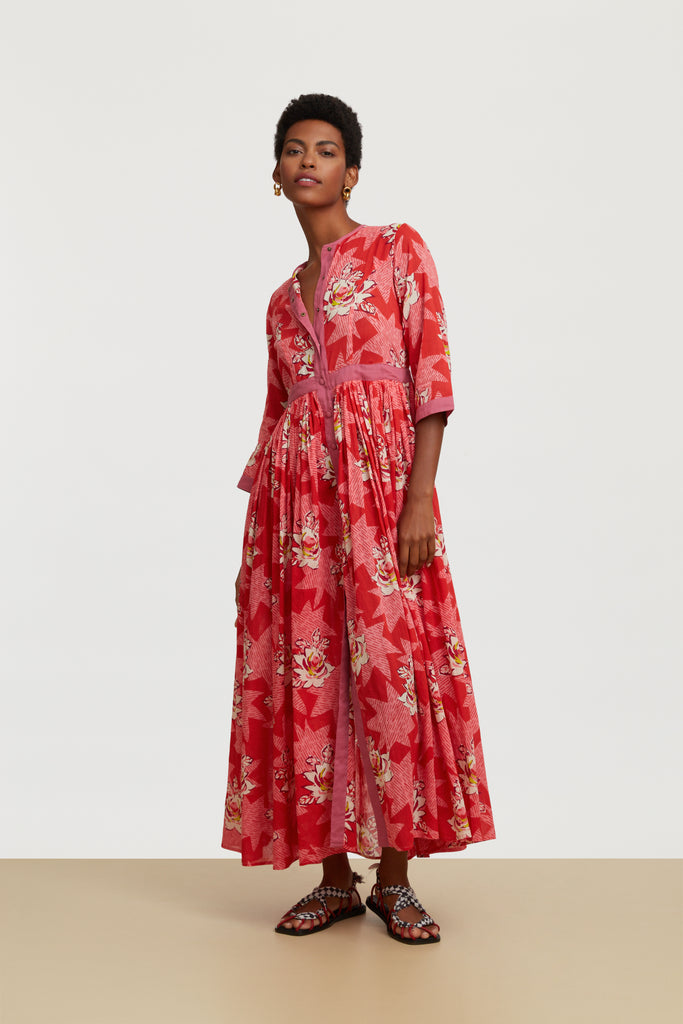 DRESSES/JUMPSUITS Starflower Dress in Red LISA CORTI