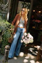 BLOUSES/SHIRTS/TOPS Long Sleeve Cashmere Henley in Grey SPRWMN