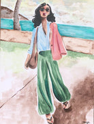 Sip & Paint Class and Luncheon Serafina