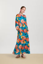 DRESSES/JUMPSUITS Arlette Dress in Teal Lisa Corti