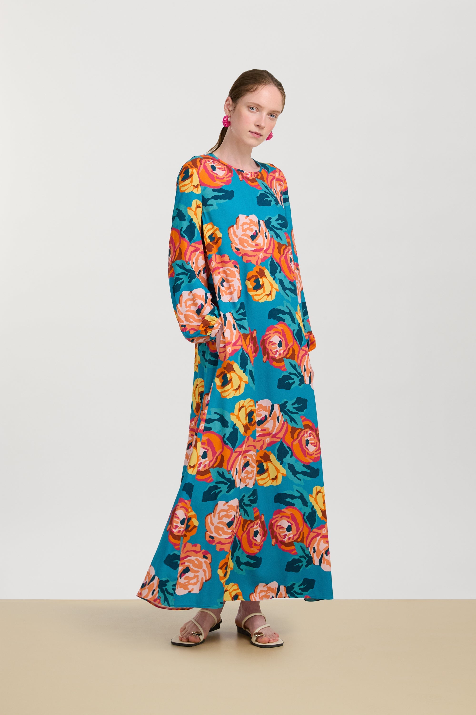 DRESSES/JUMPSUITS Arlette Dress in Teal Lisa Corti