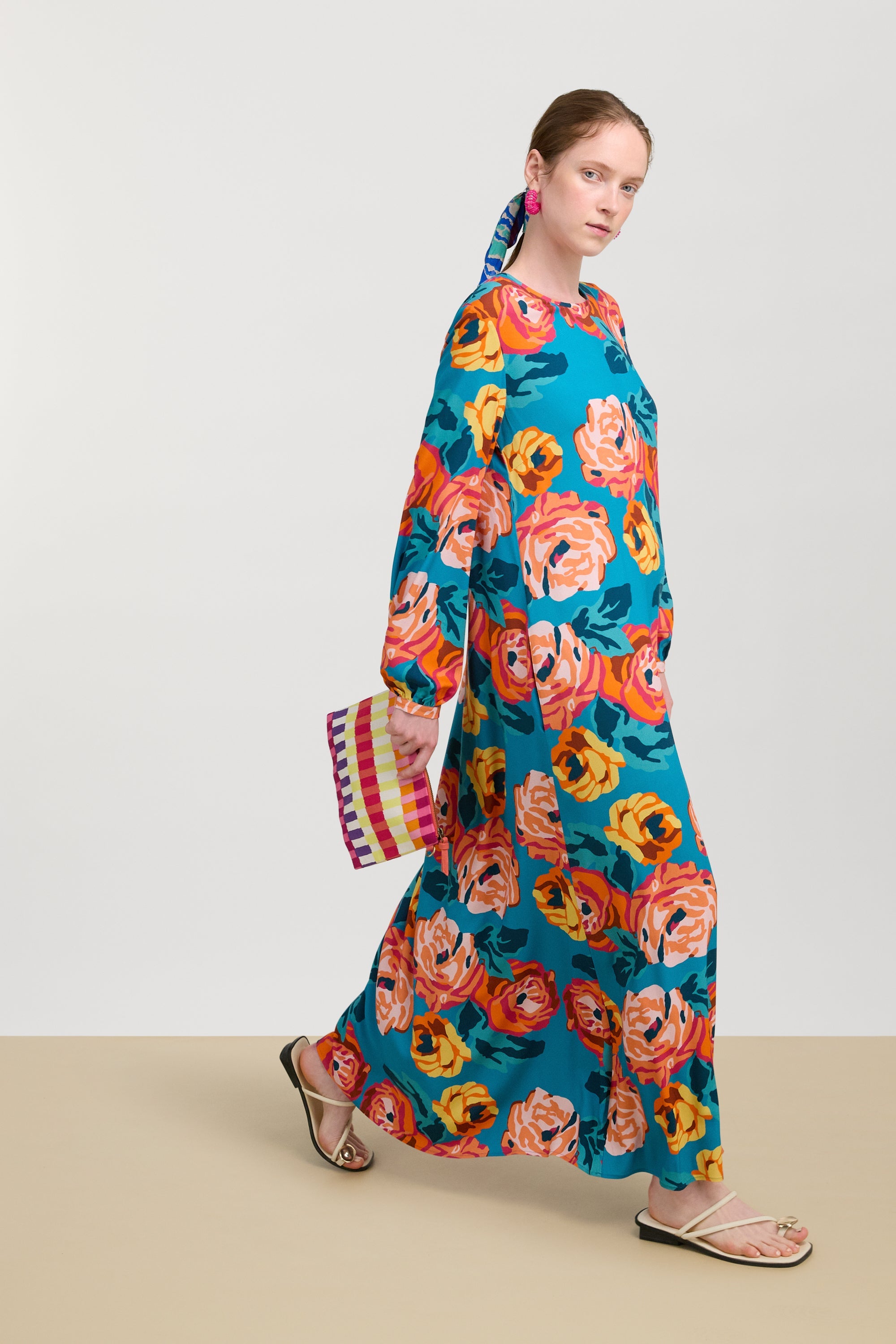 DRESSES/JUMPSUITS Arlette Dress in Teal Lisa Corti