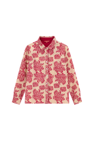 BLOUSES/SHIRTS/TOPS Bella Shirt in Ivory & Fuxia Lisa Corti