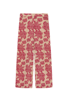 PANTS/SHORTS Burma Pants in Ivory & Fuxia Lisa Corti