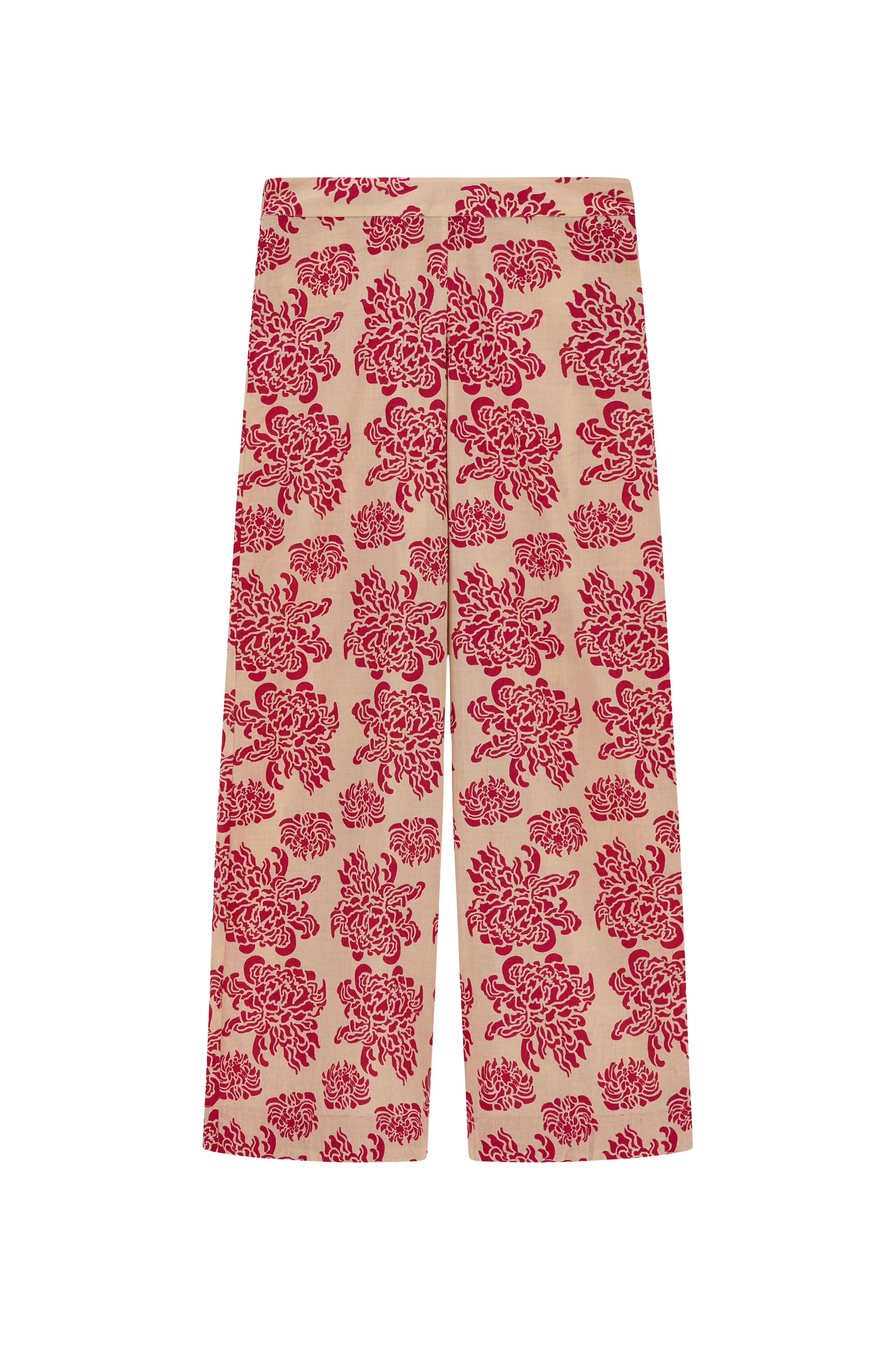 PANTS/SHORTS Burma Pants in Ivory & Fuxia Lisa Corti