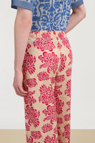 PANTS/SHORTS Burma Pants in Ivory & Fuxia Lisa Corti