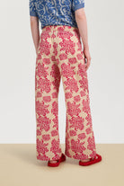 PANTS/SHORTS Burma Pants in Ivory & Fuxia Lisa Corti
