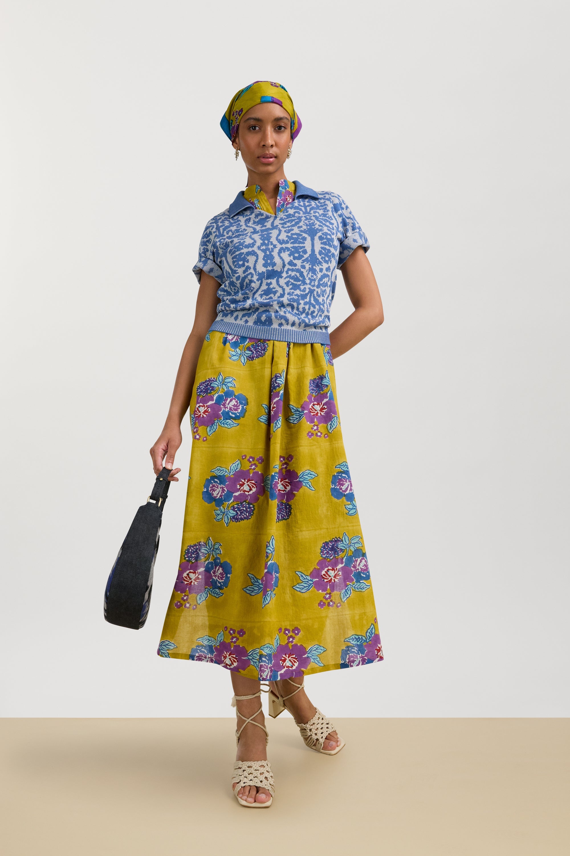 DRESSES/JUMPSUITS Eve Caftan in Dandelion Lisa Corti