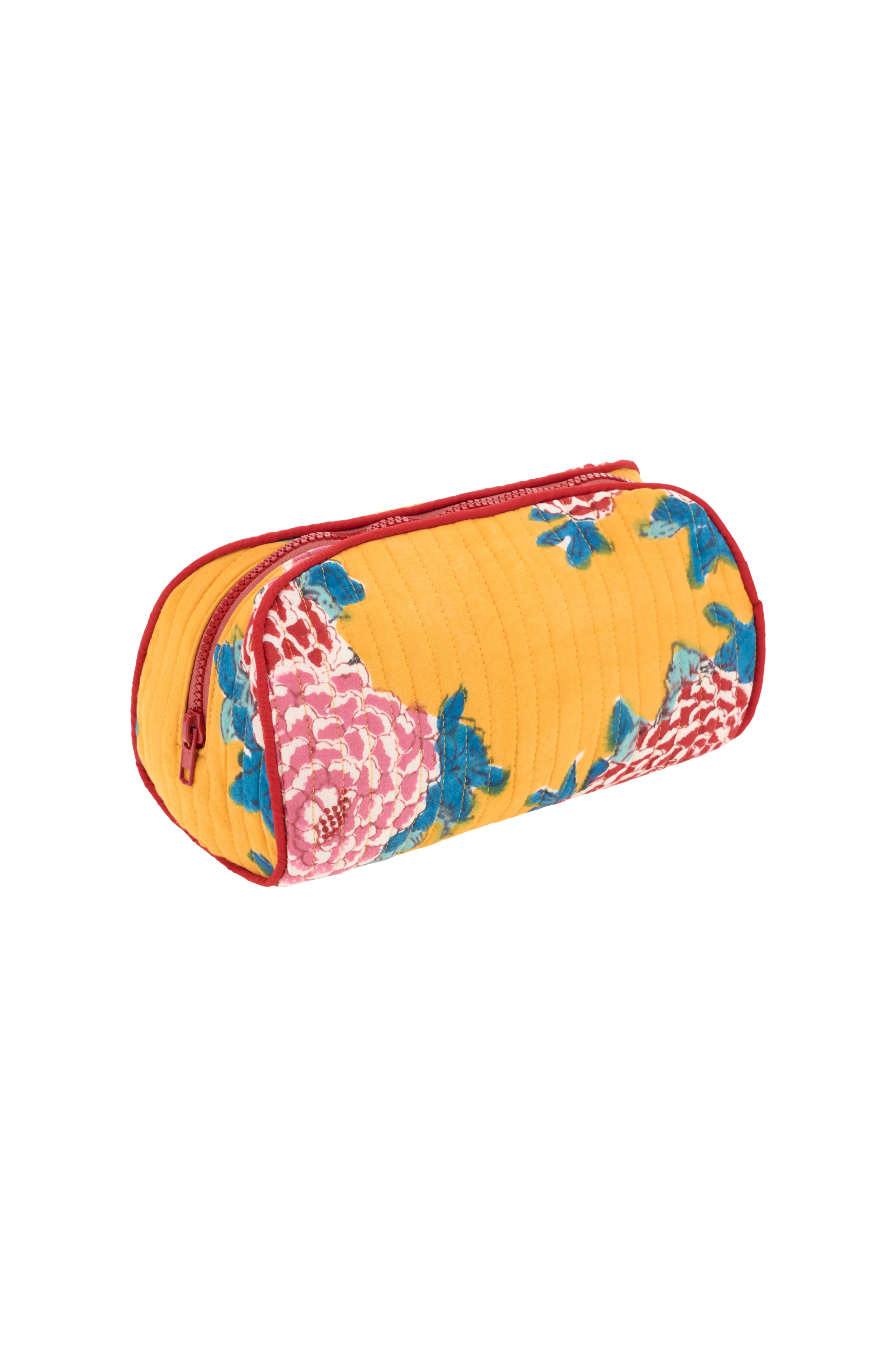 ACCESSORIES Goretta Pencil Quilted Bag in Corolla Gold Lisa Corti