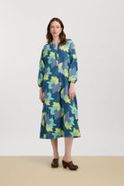DRESSES/JUMPSUITS Khubani Dress in Akira Dark Teal Lisa Corti